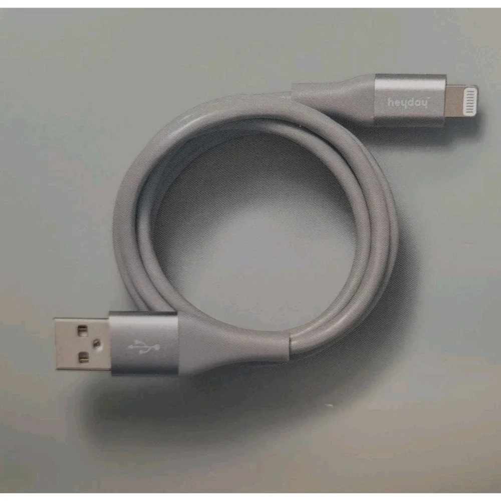 Set Of 2 Heyday 4 Foot USB-A Fast Charging Cable iPhone & IPad